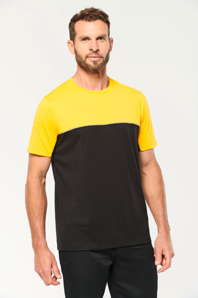WK304 - T-shirt unisex bicolore ecosostenibile maniche corte