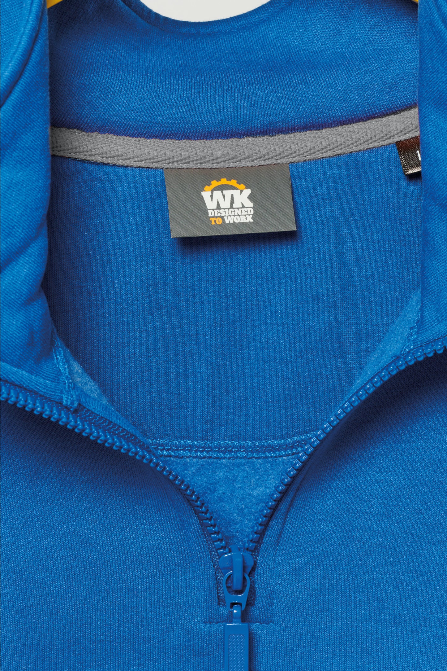 WK404 - Felpa unisex ecosostenibile con collo con zip